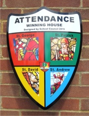 School Shield Signs